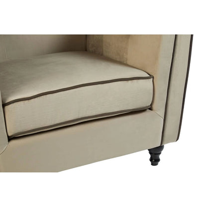 Ferris Mink Velvet Chair