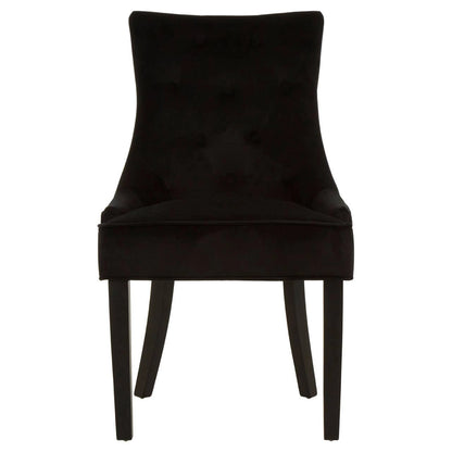 Daxton Black Velvet Dining Chair