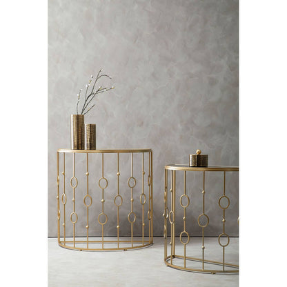 Faiza Set of 2 Art Deco Console Tables