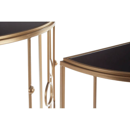 Faiza Set of 2 Art Deco Console Tables