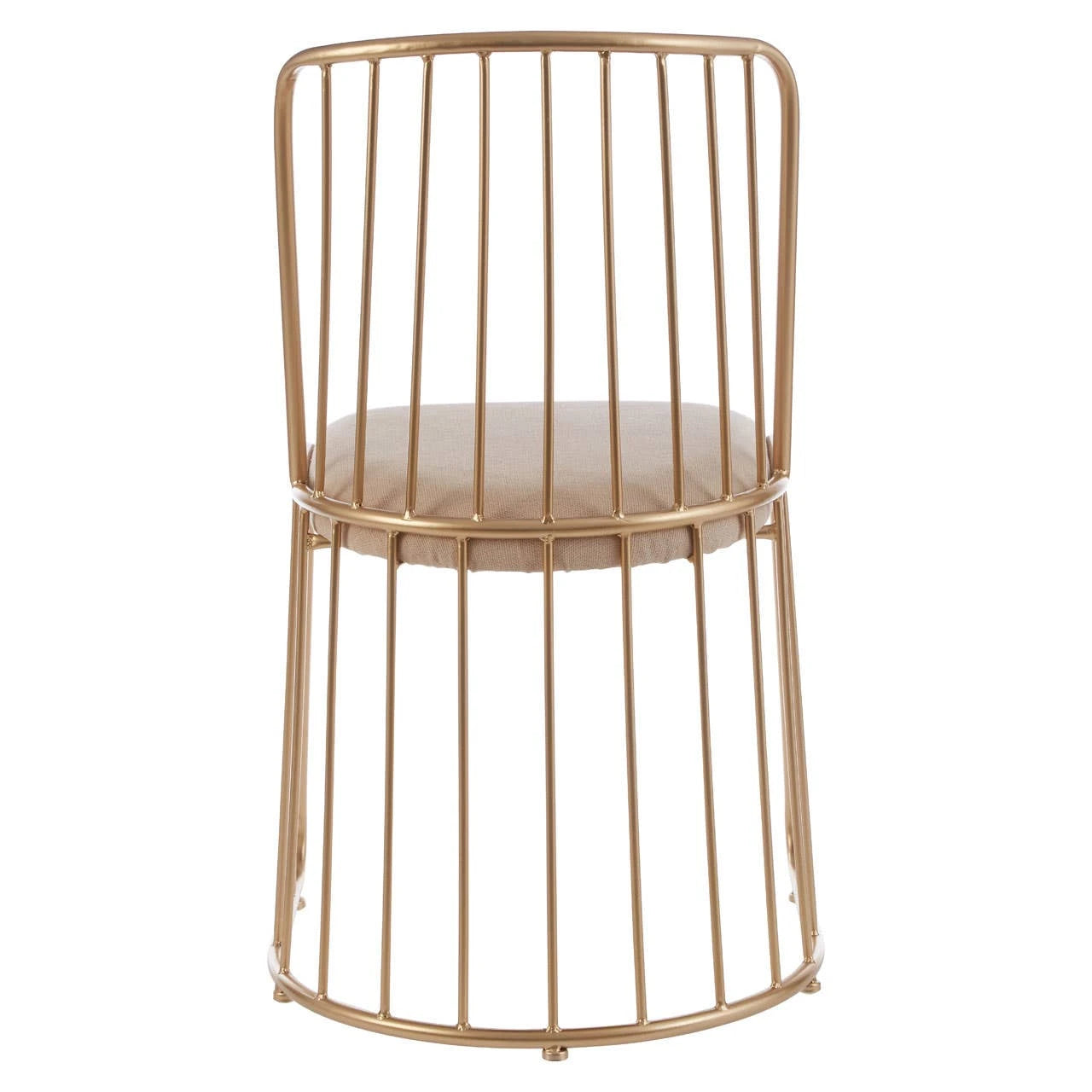 Lexi Chair With White Linen Seat