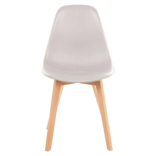 Stockholm White Chair With Beech Wood Legs