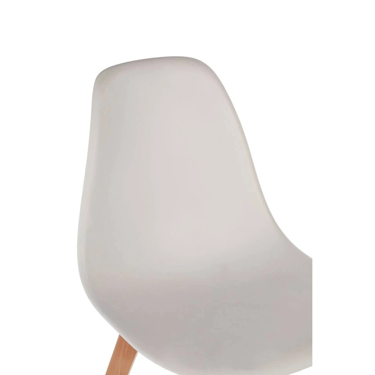 Stockholm White Chair With Beech Wood Legs