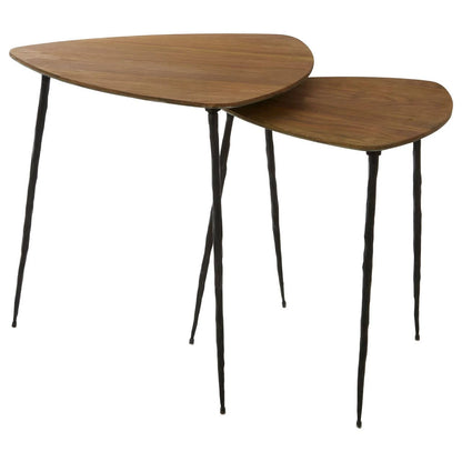 Gamelan Set Of 2 Nesting Side Tables