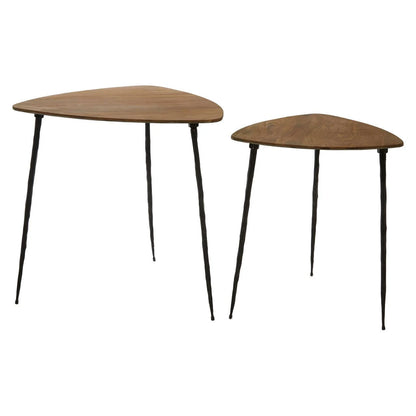Gamelan Set Of 2 Nesting Side Tables