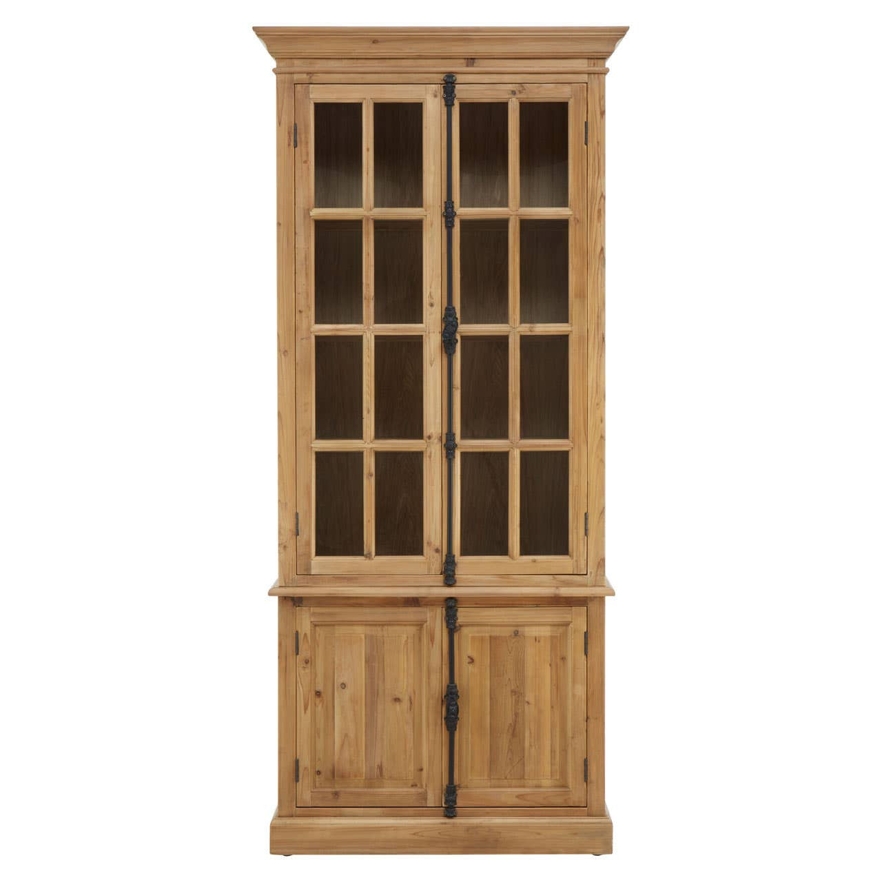 Banten Pine Wood Tall Cabinet