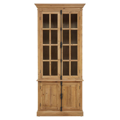 Banten Pine Wood Tall Cabinet