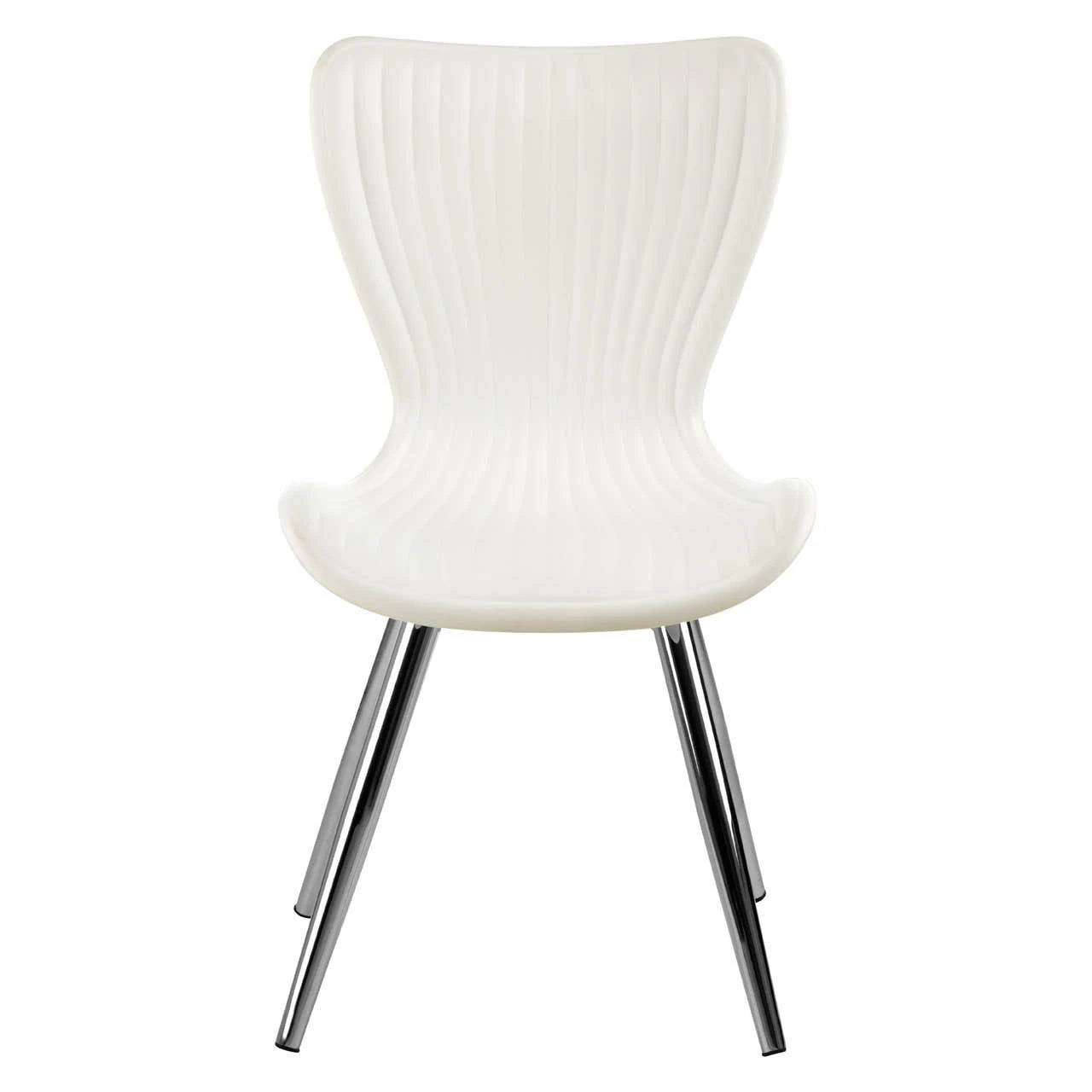 Stockholm White Textured Dining Chair