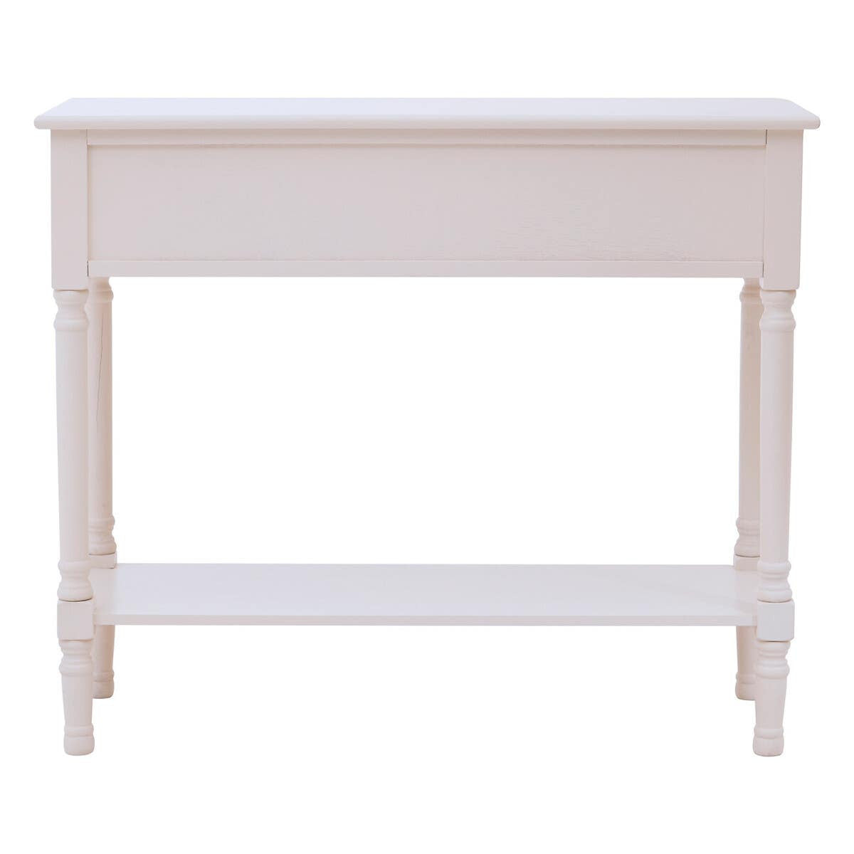 Heritage 2 Drawers White Console Table