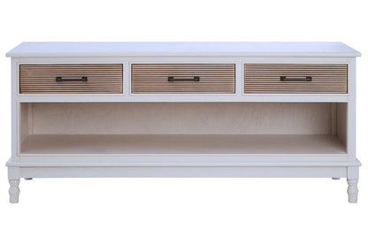 Heritage 3 Drawer White Cabinet