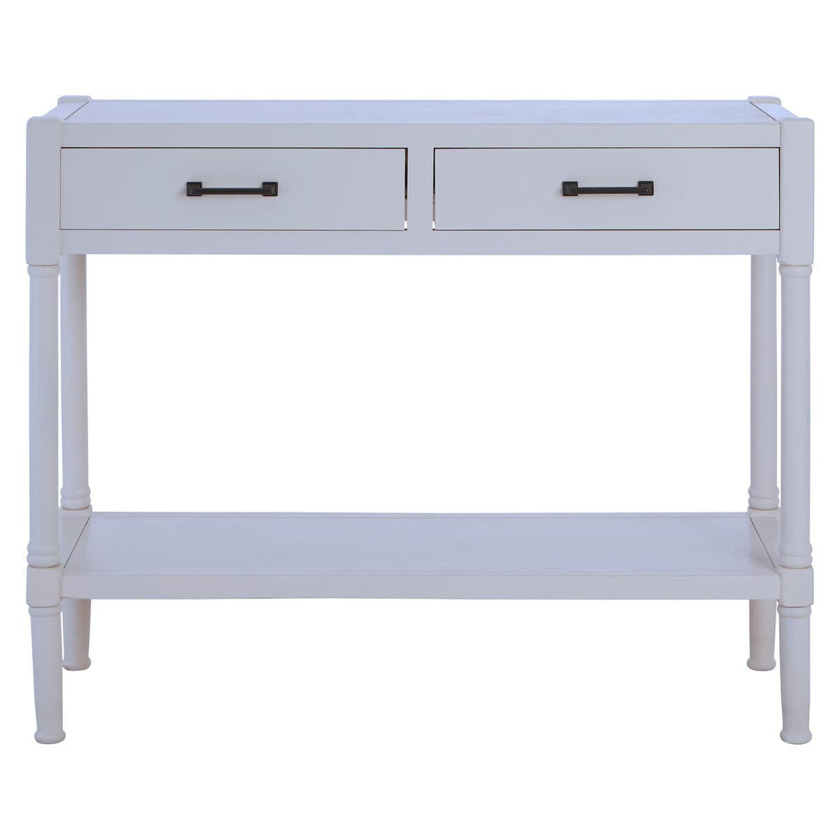 Heritage 2 Drawer White Console Table