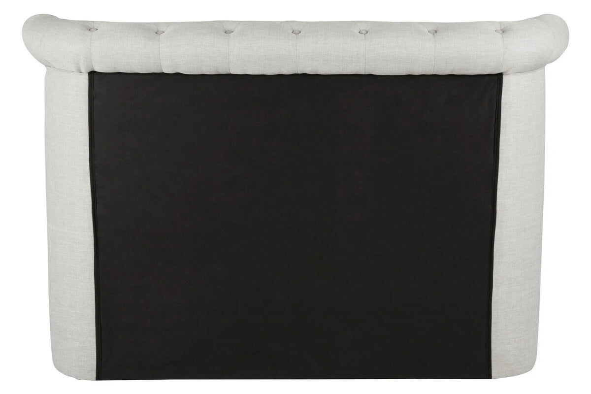 Edison Light Grey Ottoman Double Bed