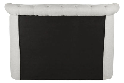 Edison Light Grey Ottoman Double Bed