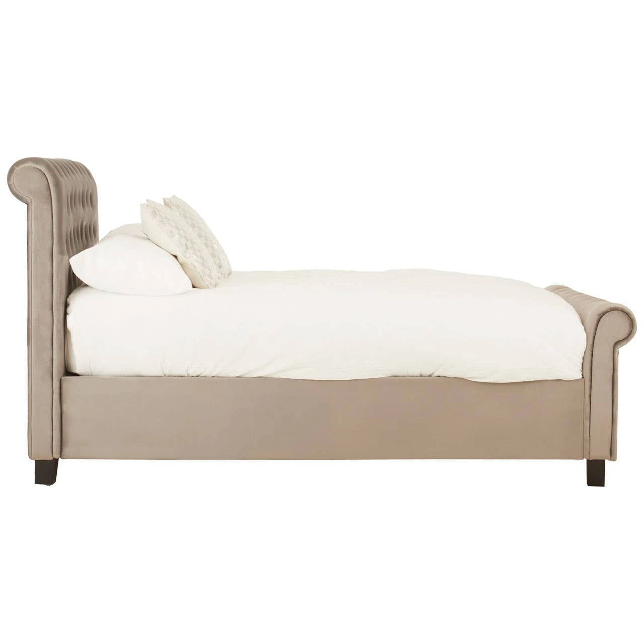 Orlando Grey Ottoman Double Bed