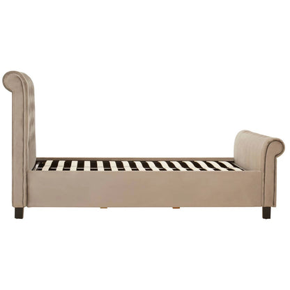 Orlando Grey Ottoman Double Bed