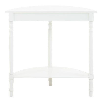 Heritage White Semi Circle Console Table