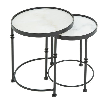 Arcana Set Of 2 Round Side Tables
