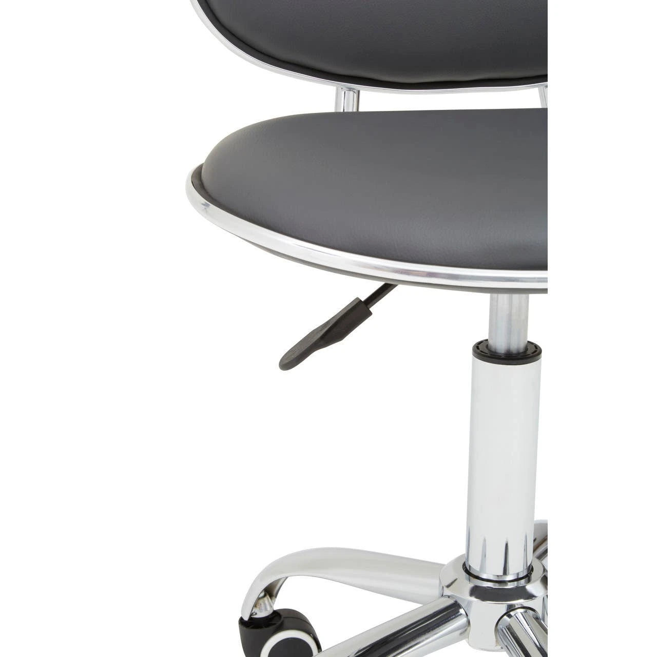 Fran Black PU Home Office Chair