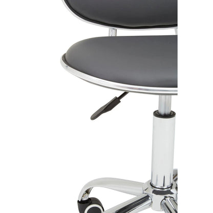 Fran Black PU Home Office Chair