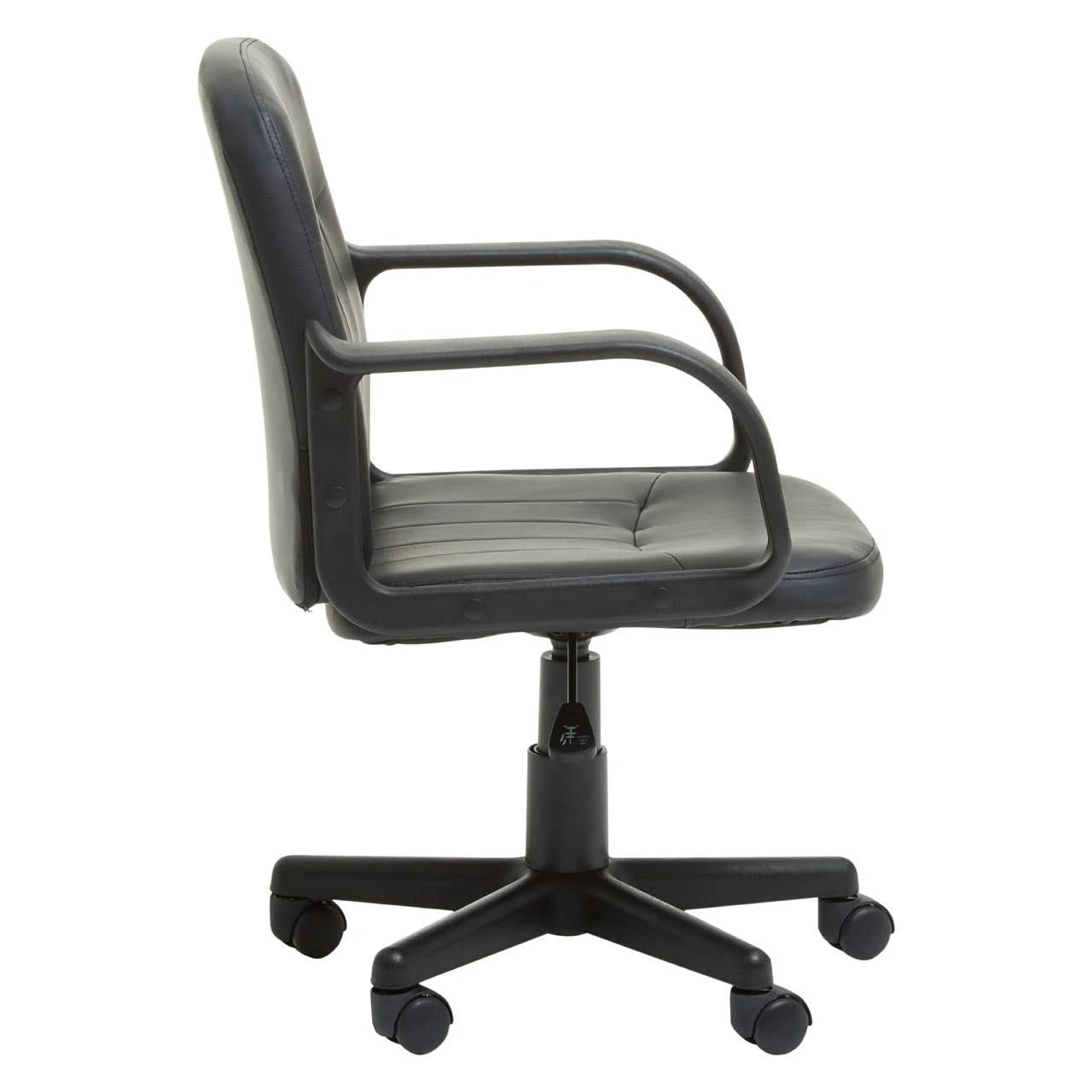 Fenix Grey Home Office Chair With Chrome Arms