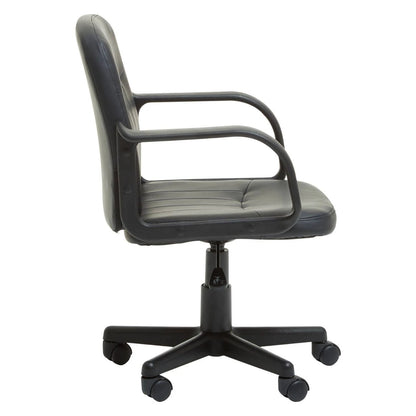 Fenix Grey Home Office Chair With Chrome Arms