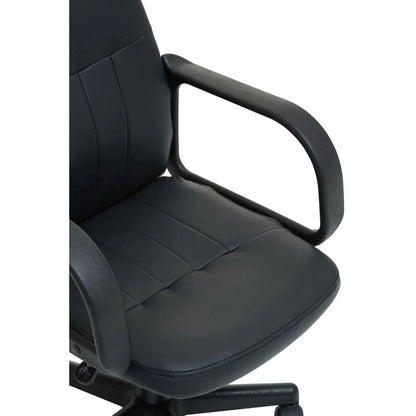 Fenix Grey Home Office Chair With Chrome Arms