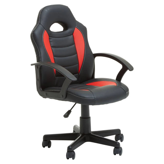 Flynn Black And Red Home Office or Gaming Chair