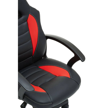 Flynn Black And Red Home Office or Gaming Chair