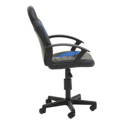 Flynn Black And Blue Home Office or Gaming Chair