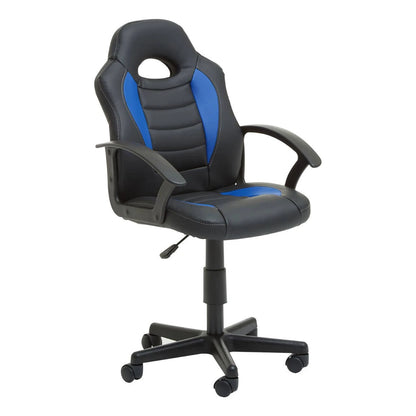 Flynn Black And Blue Home Office or Gaming Chair