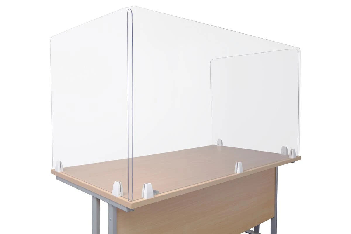 3 Piece Acrylic Protection Screens With Fittings Kit