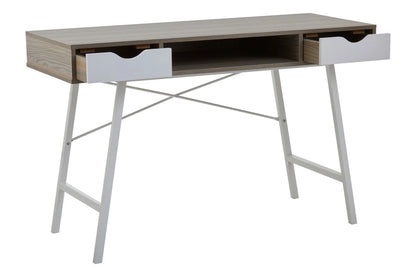 Bradbury Two Drawer Light Oak Veneer Desk