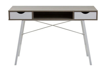 Bradbury Two Drawer Light Oak Veneer Desk
