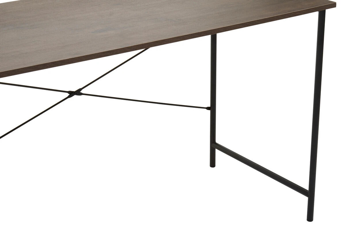 Bradbury Dark Oak Veneer Top Desk