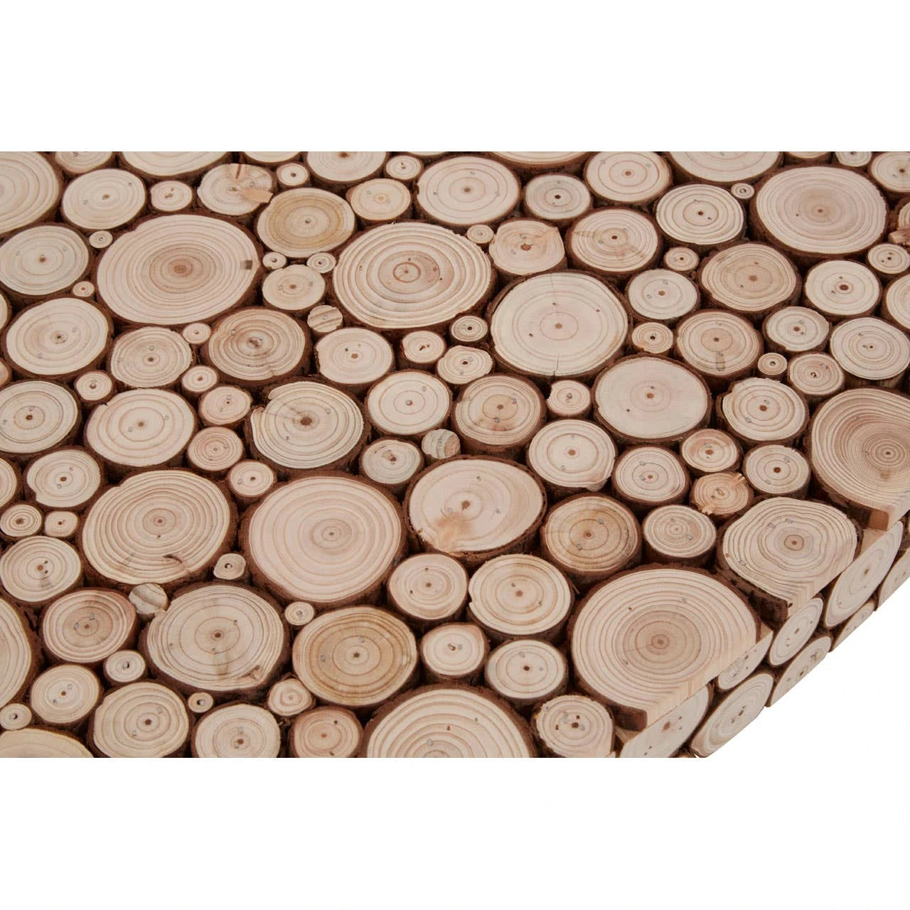 Lacuna Fir Wood Oval Coffee Table