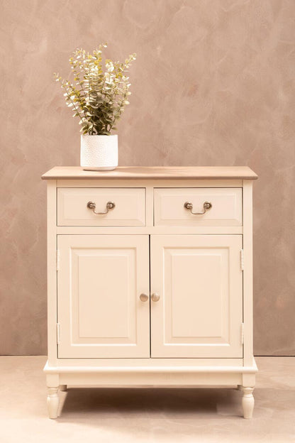 Heritage 2 Drawer White Sideboard