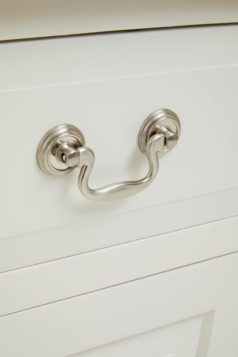 Heritage 2 Drawer White Sideboard