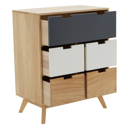 Watson Tri Colour Chest of Five Drawers