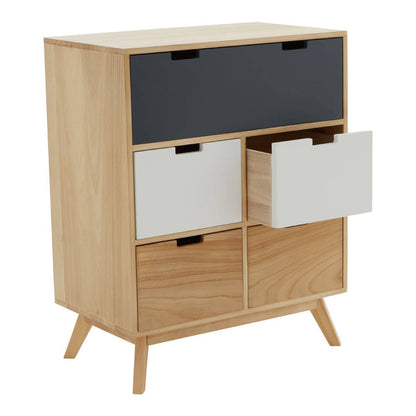 Watson Tri Colour Chest of Five Drawers