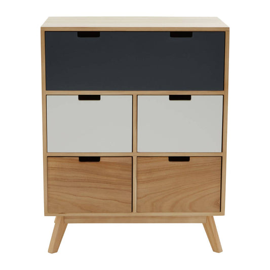 Watson Tri Colour Chest of Five Drawers