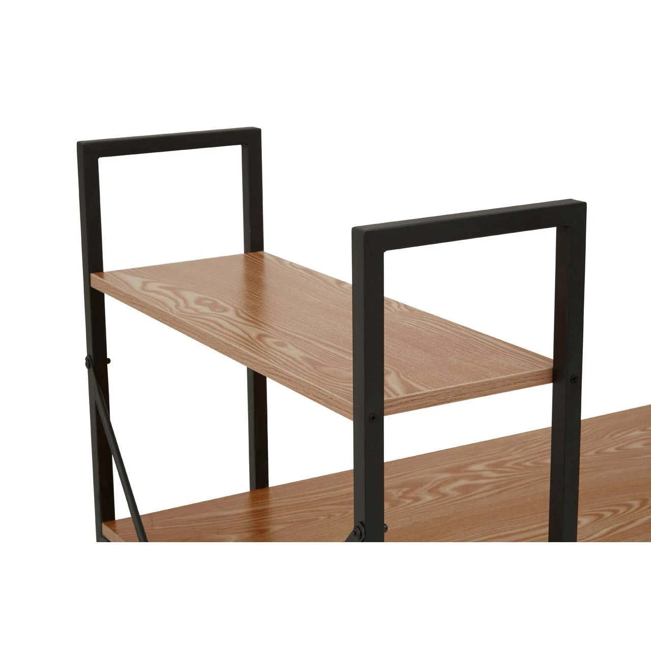 Laxton Red Pomelo Desk With Shelves