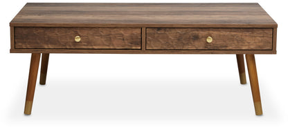 Frida Wood Veneer Coffee Table with 2 Drawers