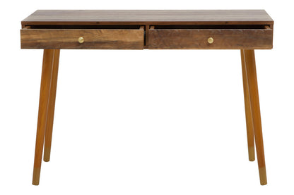 Frida Wood Veneer Console Table with 2 Drawers