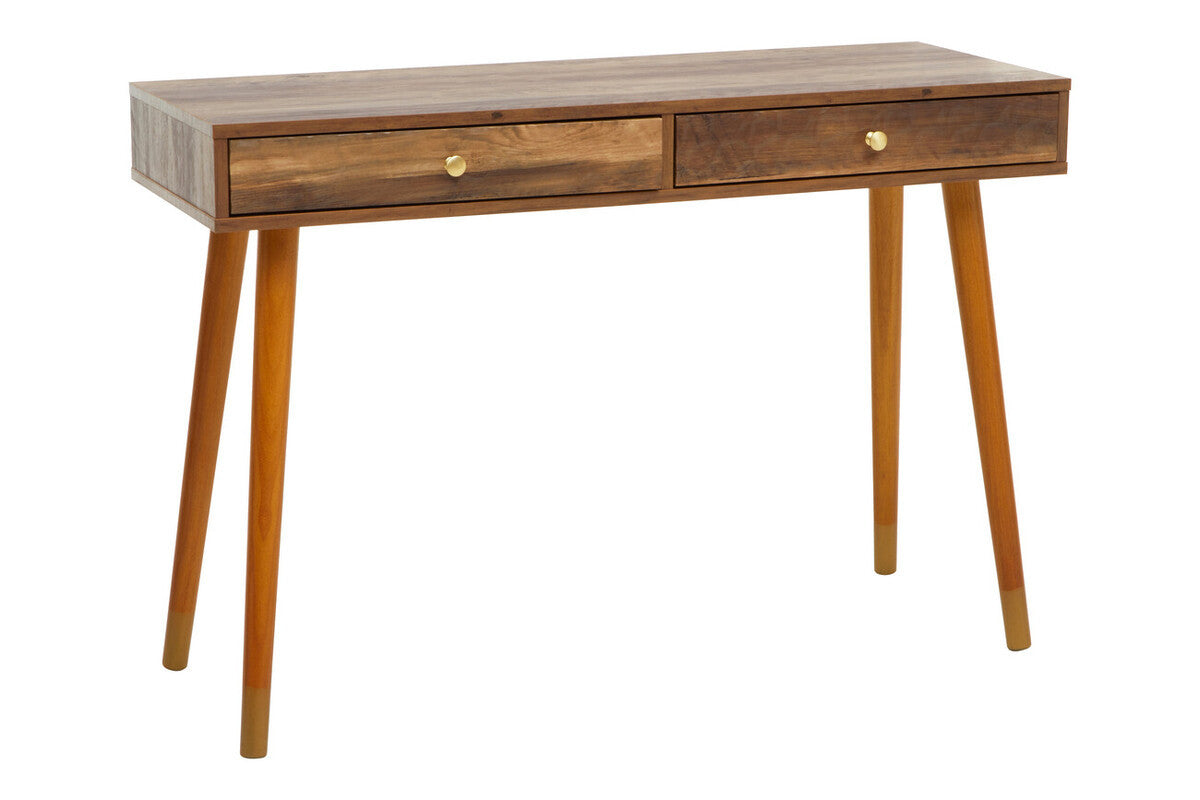 Frida Wood Veneer Console Table with 2 Drawers