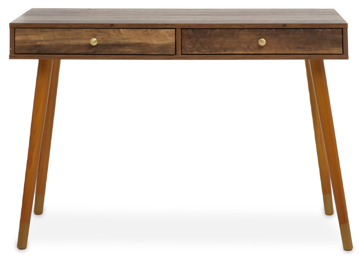 Frida Wood Veneer Console Table with 2 Drawers