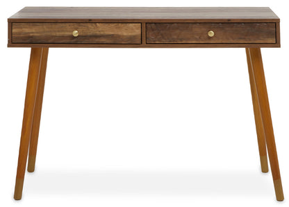 Frida Wood Veneer Console Table with 2 Drawers