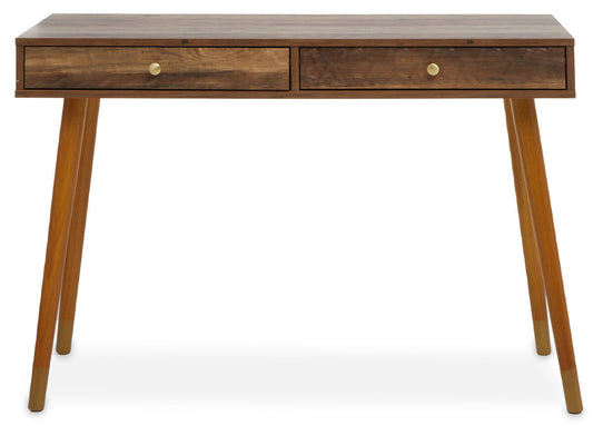 Frida Wood Veneer Console Table with 2 Drawers