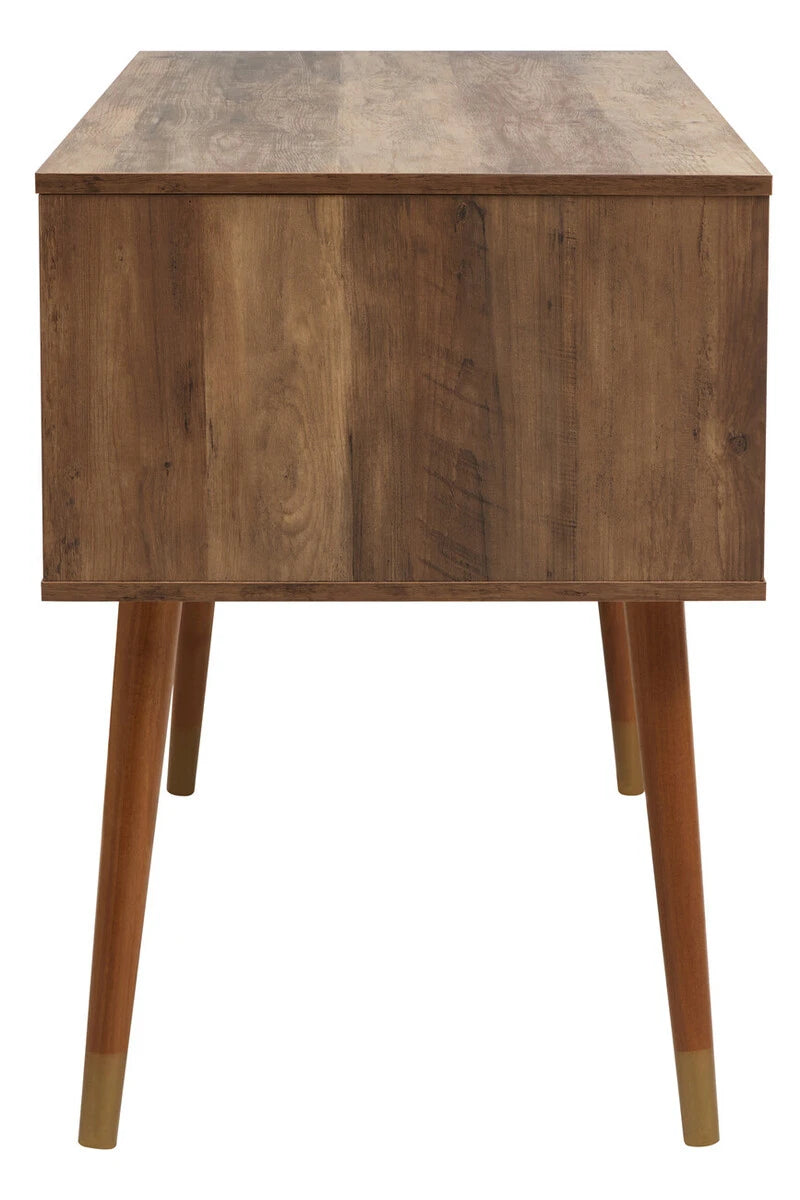 Frida Wood Veneer Desk with Storage