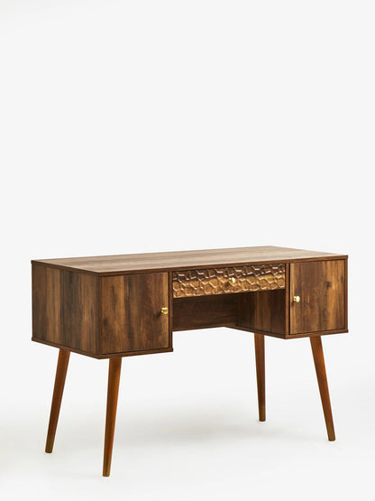 Frida Wood Veneer Desk with Storage
