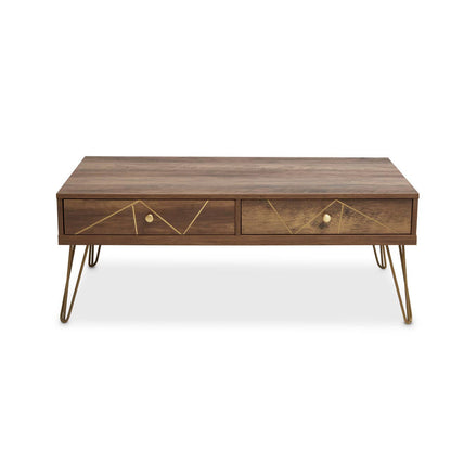 Flori Coffee Table with 2 Drawers